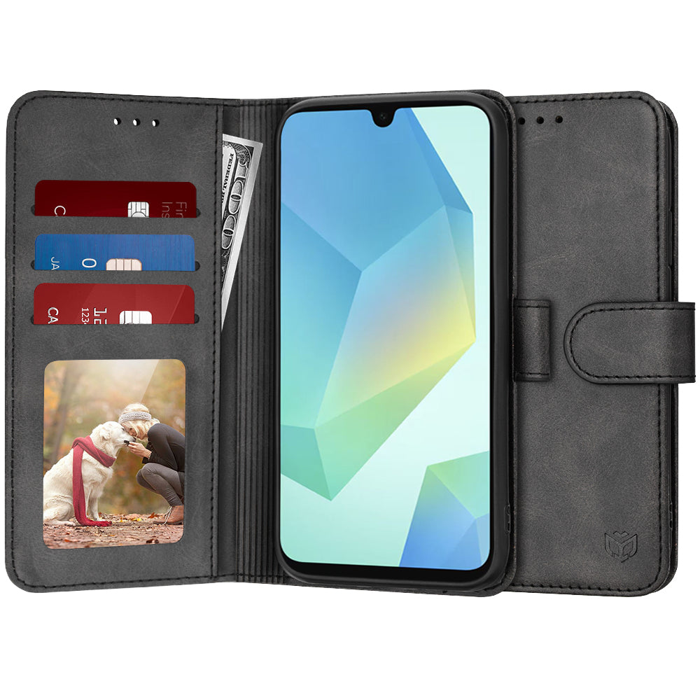 TechSuit Husa de protectie Techsuit Diary Book compatibil cu Samsung Galaxy A16 4G / A16 5G, Negru