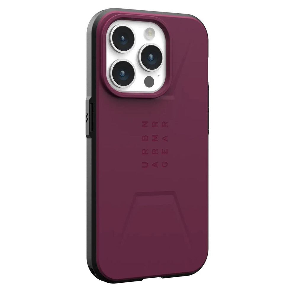UAG - Civilian MagSafe - iPhone 15 Pro - Bordeaux
