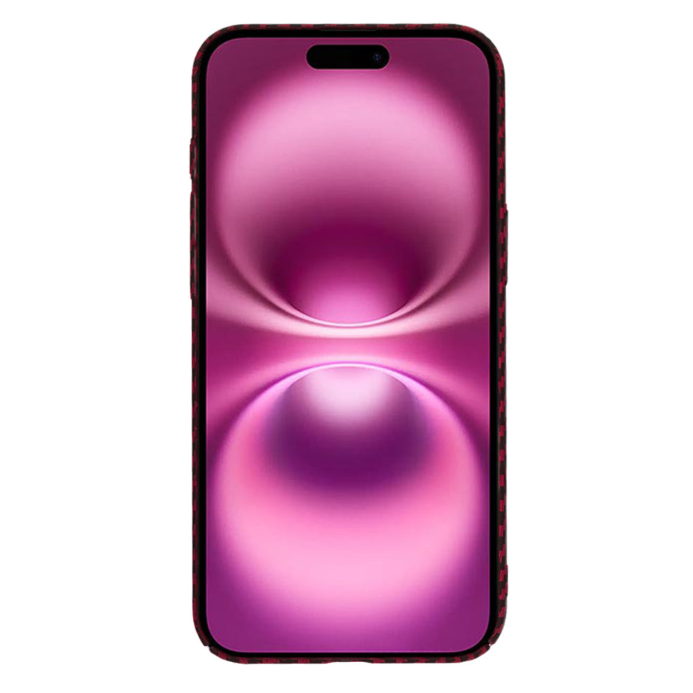Techsuit - Carbonite FiberShell - iPhone 16 Plus - Red