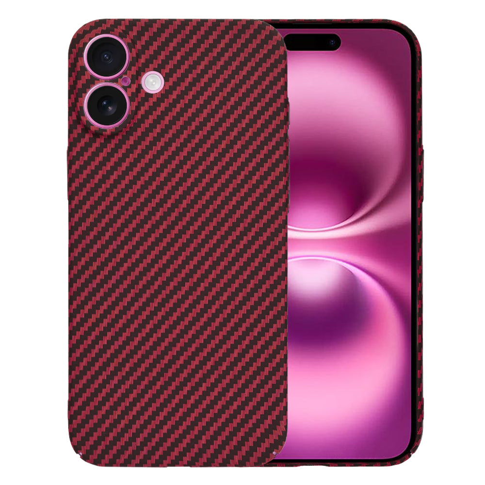Techsuit - Carbonite FiberShell - iPhone 16 Plus - Red
