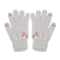 Techsuit - Gloves (ST0011) - from Mink Fur, Size 21cm - Grey