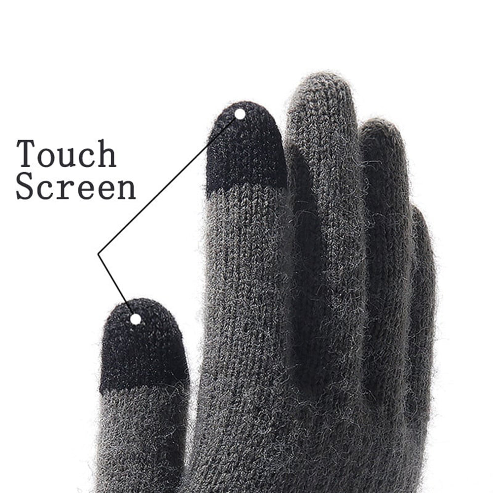 Techsuit - Gloves (ST0013) - from Acrylic, Size 22cm - Grey
