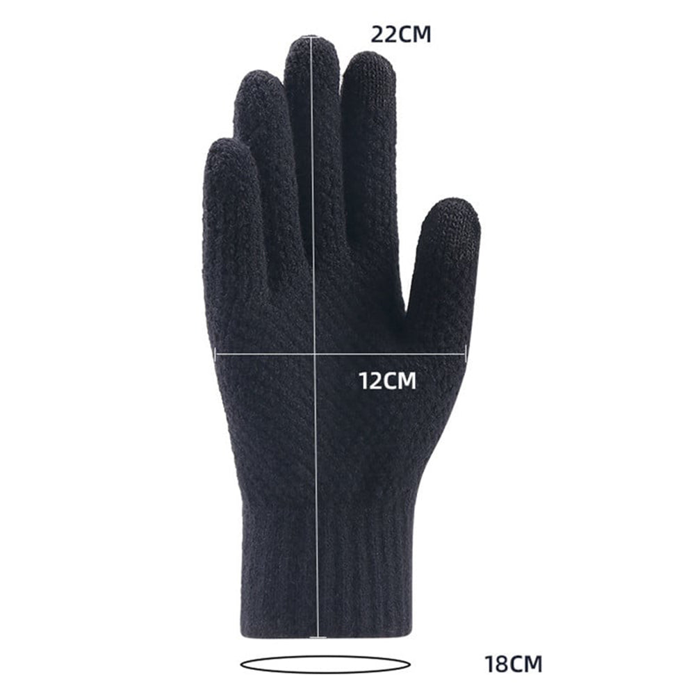 Techsuit - Gloves (ST0013) - from Acrylic, Size 22cm - Coffee