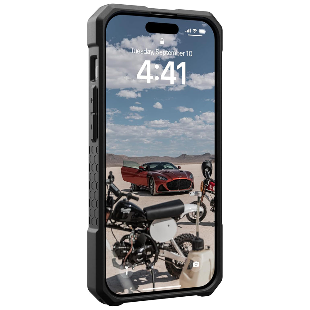 UAG - Monarch Pro MagSafe - iPhone 15 Pro - Kevlar Black