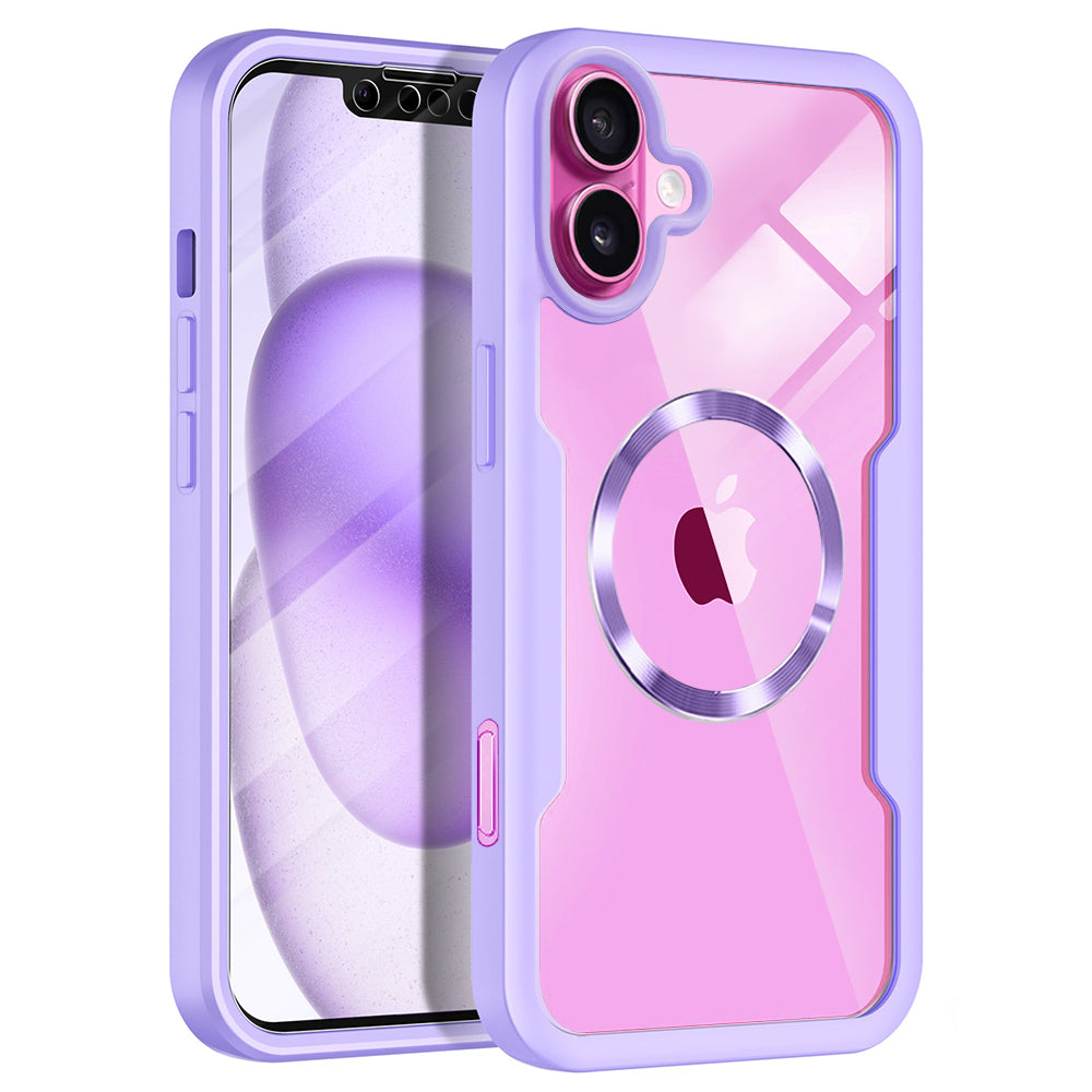 Techsuit - ColorVerse 360 MagSafe Series + Screen Protector - iPhone 16 Plus - Purple