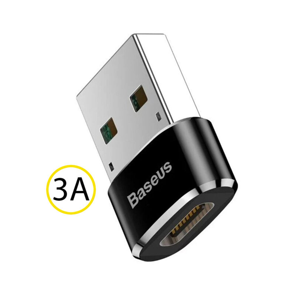 Adaptor Baseus OTG (CAAOTG-01), Type-C la USB, Negru