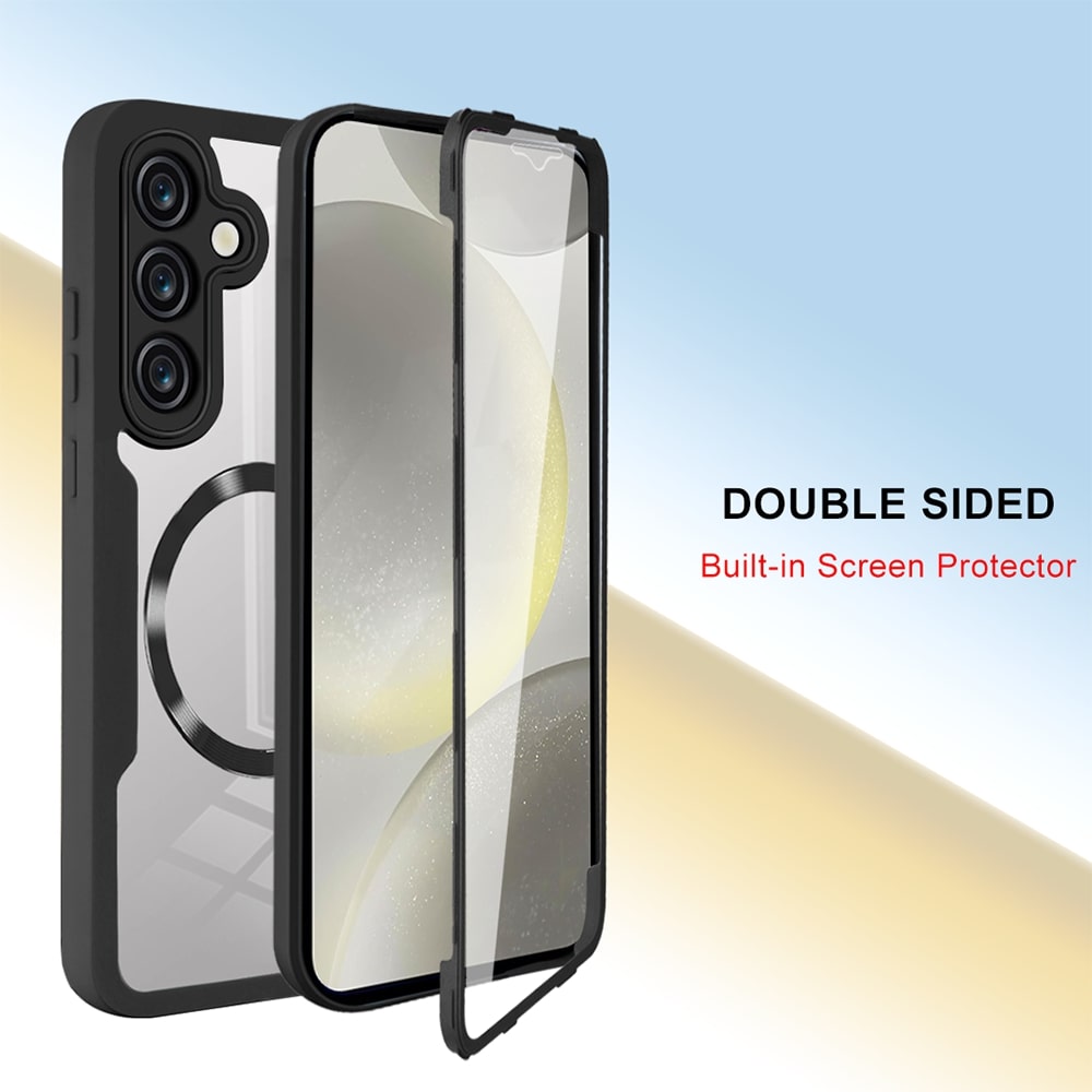 Techsuit - ColorVerse 360 Series + Screen Protector - Samsung Galaxy S24 FE - Black