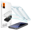 Spigen - (2 pack) Glas.tR EZ-FIT (AGL08729) - Samsung Galaxy S24 FE / A56 5G - Clear