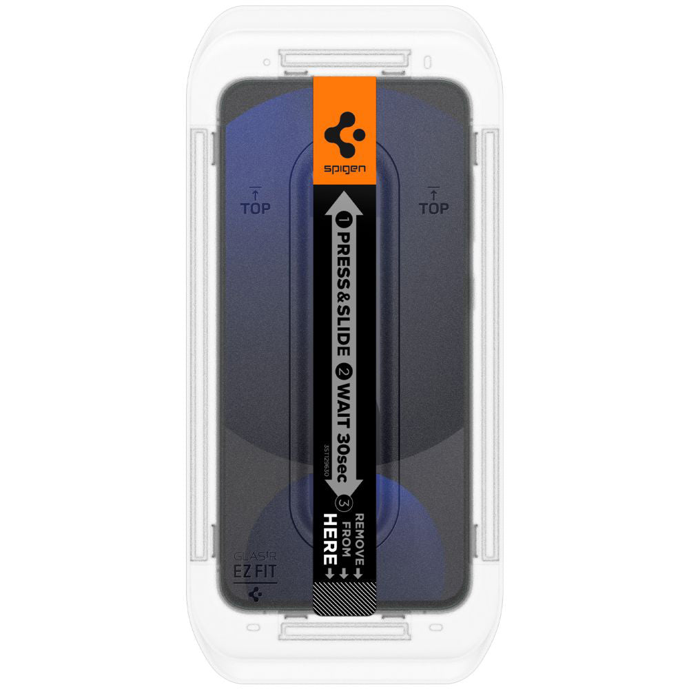 Spigen - (2 pack) Glas.tR EZ-FIT (AGL08729) - Samsung Galaxy S24 FE / A56 5G - Clear