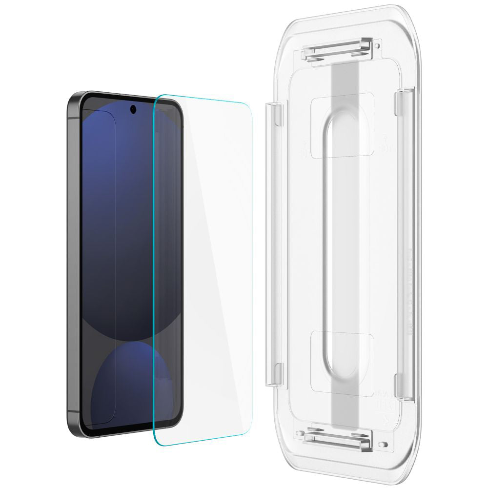 Spigen - (2 pack) Glas.tR EZ-FIT (AGL08729) - Samsung Galaxy S24 FE / A56 5G - Clear