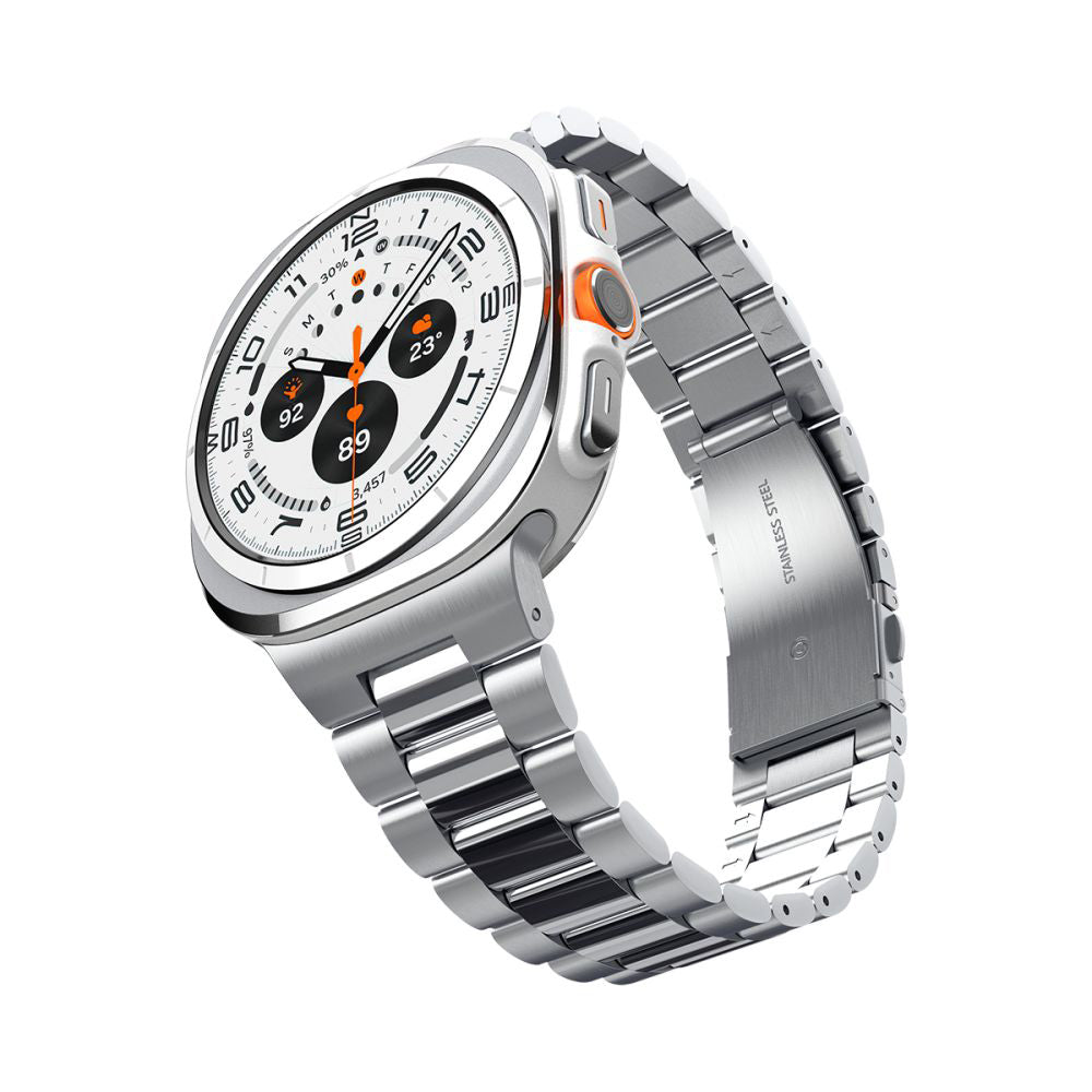 Curea smartwatch Spigen compatibil cu Samsung Galaxy Watch Ultra 47mm / Watch Ultra 2, Argintiu