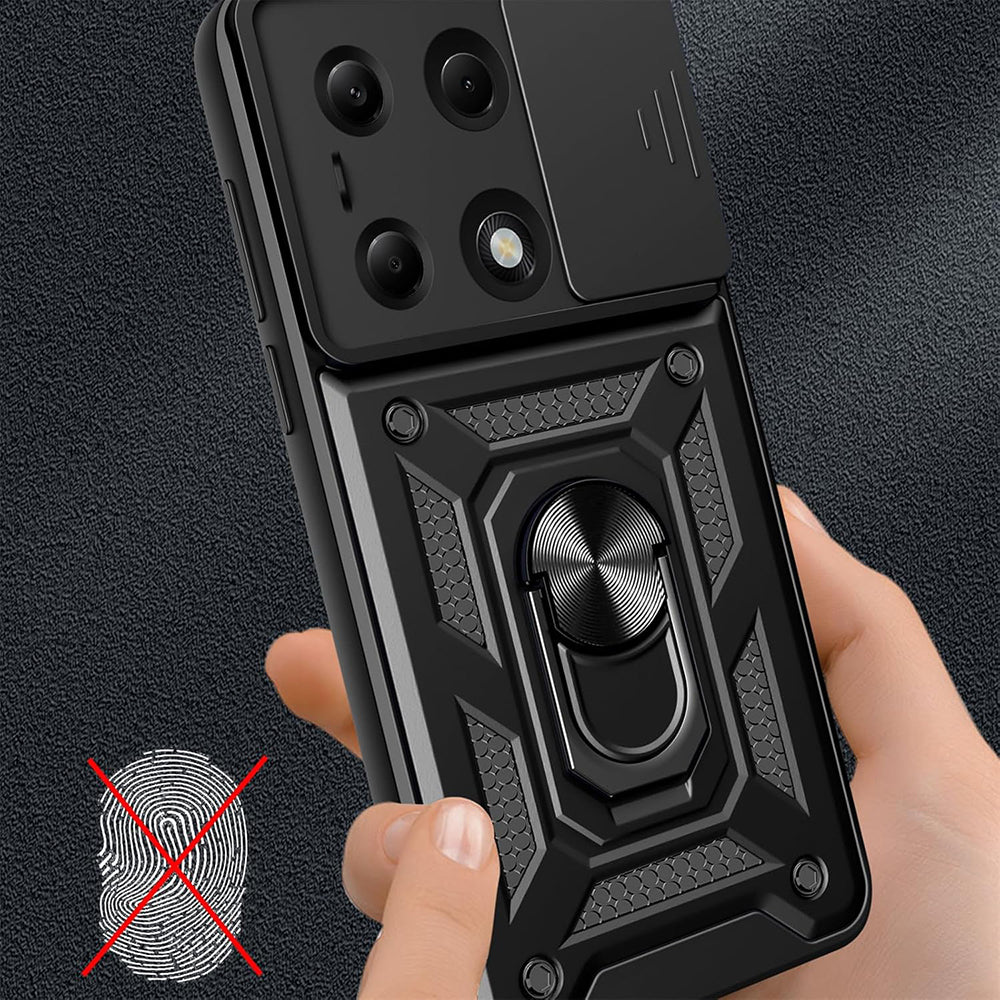 TechSuit Husa de protectie Techsuit CamShield Series compatibil cu Xiaomi Redmi Note 14 Pro 5G / Poco X7, Negru – imagin