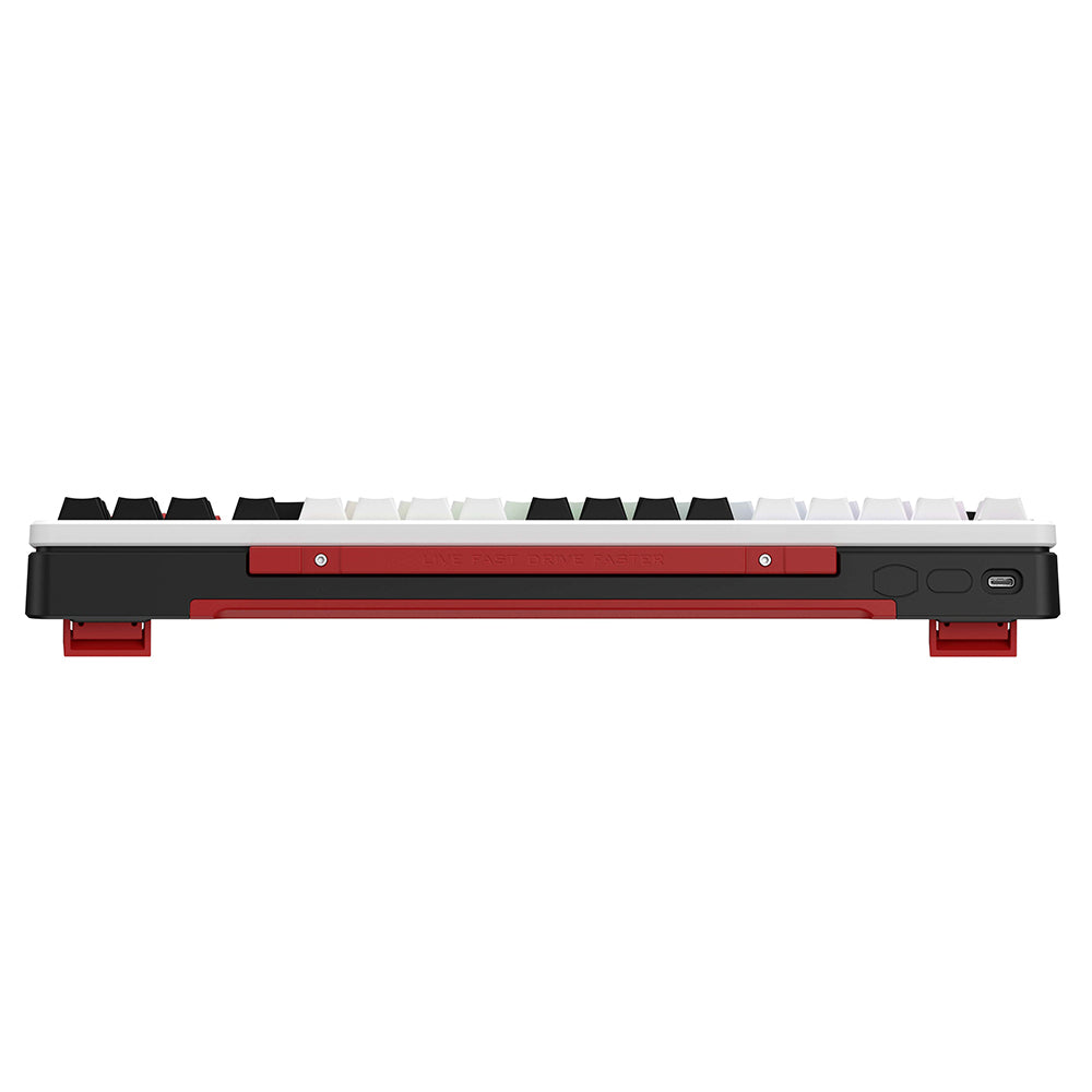 Havit - Gaming Keyboard (KB902L) - USB-C, with RGB Lights, 1.8m, 200mA - Black / White / Red
