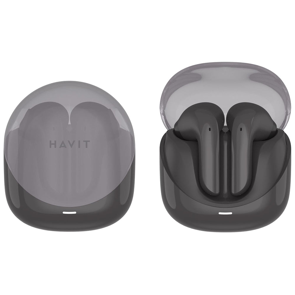 Havit - Wireless Earbuds Modern Buds (TW974) - for Gaming, with Microphone, Bluetooth 5.3, TWS, ENC, USB-C, 400mAh - Bla