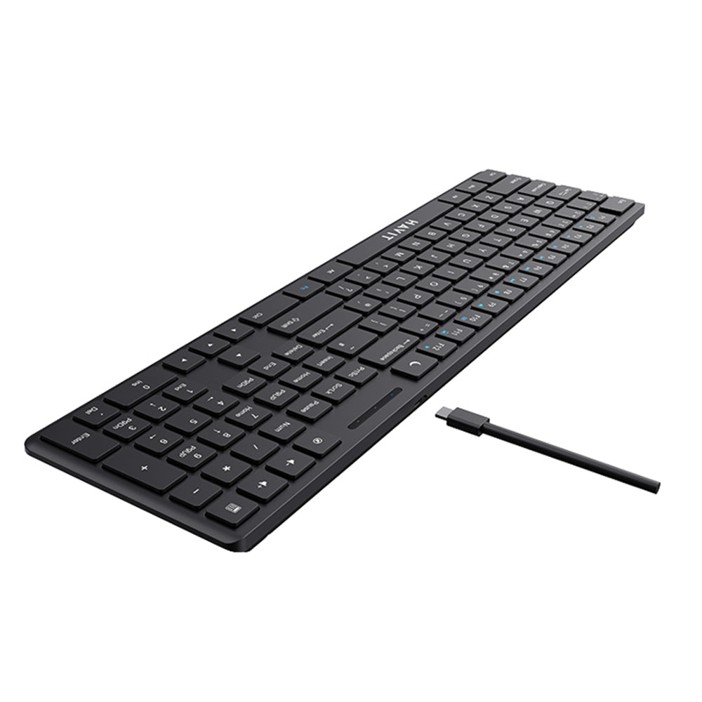 Havit - Wired Keyboard (KB252) - USB-C, 300mA, 1.5m, 5V - Black