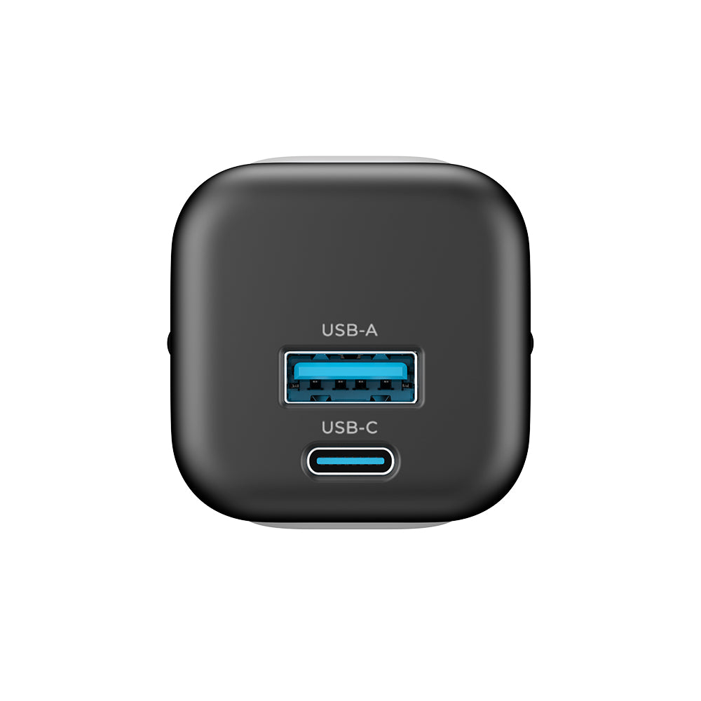Havit - Wall Charger (UC220 EU) - USB, Type-C, GaN, 20W - Black / Gray