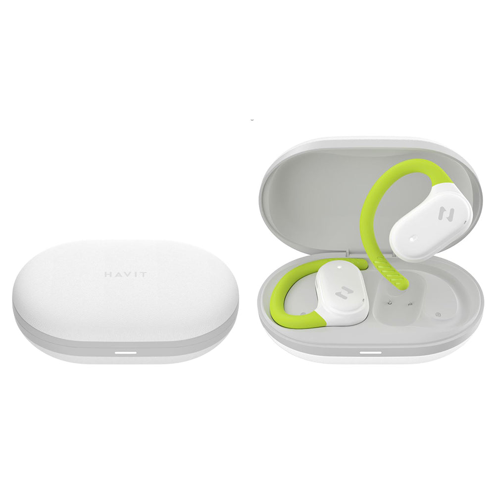 Havit - Wireless Earbuds (OWS915) - with Microphone, Bluetooth 5.4, TWS, ENC, IPX5, USB-C, 1000mAh, Havit Life App - Whi