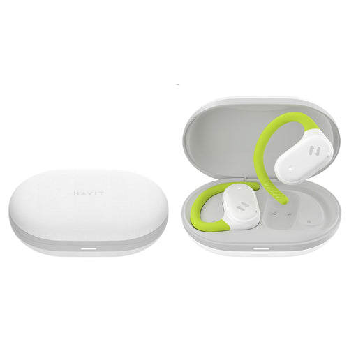 Havit - Wireless Earbuds (OWS915) - with Microphone, Bluetooth 5.4, TWS, ENC, IPX5, USB-C, 1000mAh, Havit Life App - Whi