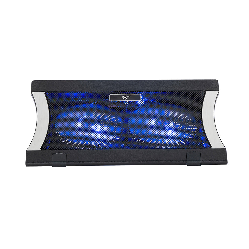 Havit - Cooling Pad (F2051) - for Laptop, 9 - 17", 2x USB, 1000RPM, Adjustable - Black