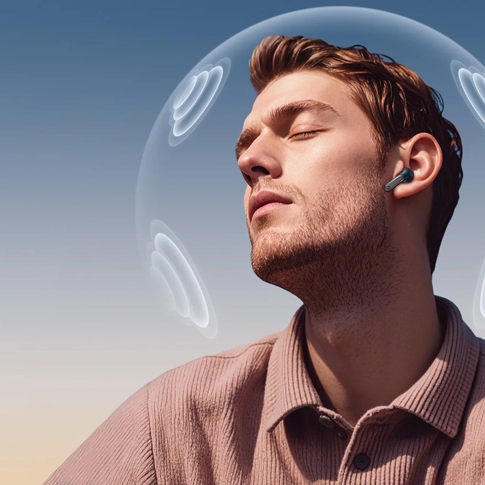 Havit - Wireless Earbuds (TW984) - Bluetooth 5.4, ANC, Digital Display, True Wireless, Type-C, 420mAh, Havit Life App - 