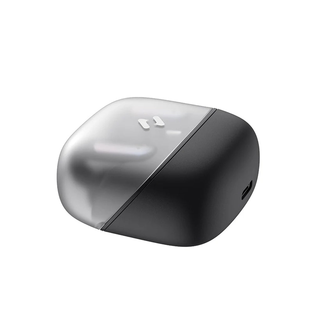 Havit - Wireless Earbuds (TW980) - for Sport, Open-Ear Clip, with Microphone, Bluetooth 5.3, TWS, USB-C, 400mAh - Beige