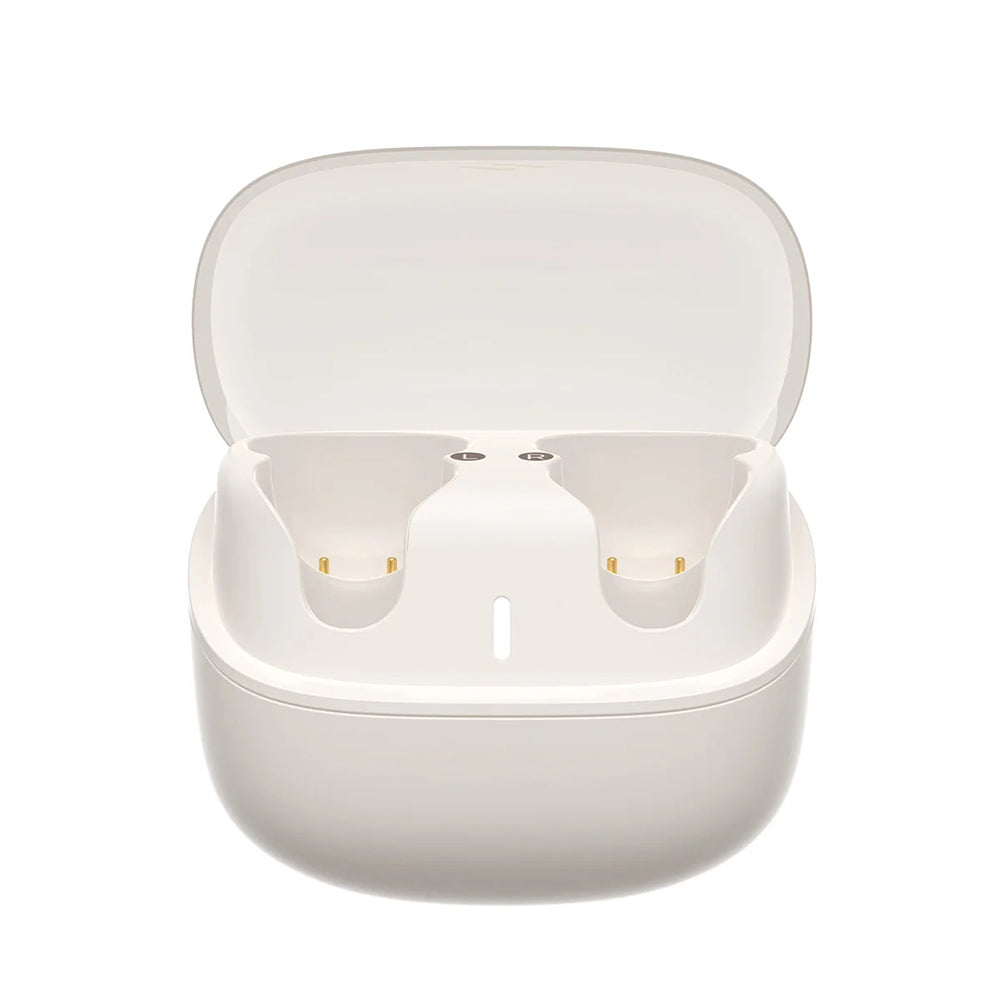 Havit - Wireless Earbuds (TW980) - for Sport, Open-Ear Clip, with Microphone, Bluetooth 5.3, TWS, USB-C, 400mAh - Beige