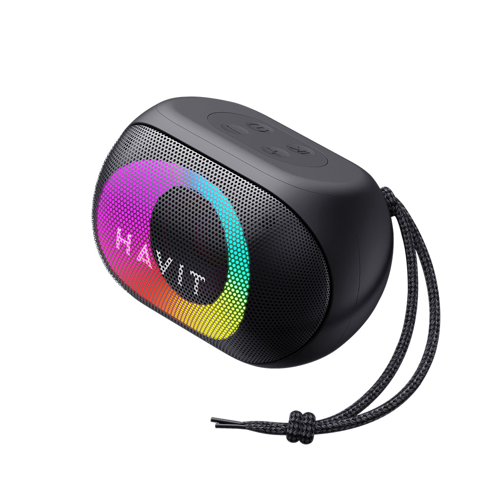 Havit - Wireless Speaker (SK885BT) - Type-C, Bluetooth 5.3, TWS, TF, FM, AUX, USB, Hands-Free Calls, 1800mAh - Black