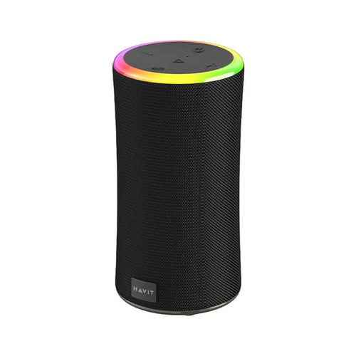 Havit - Wireless Speaker (SK833BT) - Type-C, Bluetooth 5.3, TWS, TF, USB, Hands-Free Calls, RGB Lights, IPX6, 4000mAh - 