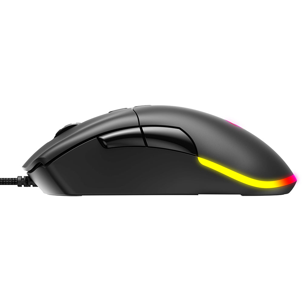 Havit - Wired Gaming Mouse (MS954) - 800/1600/2400/3200/6400/12000 DPI, 1.6m, 5V - Black