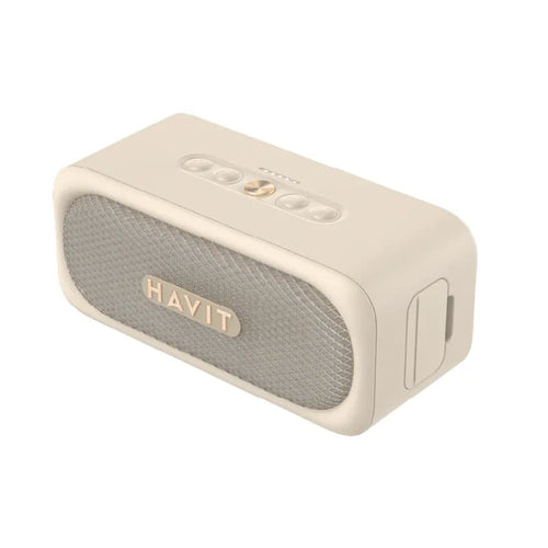 Havit - Wireless Speaker (SK905BT) - Type-C, Bluetooth 5.3, TWS, TF, AUX, Hands-Free Call, IPX7, 2000mAh - Beige