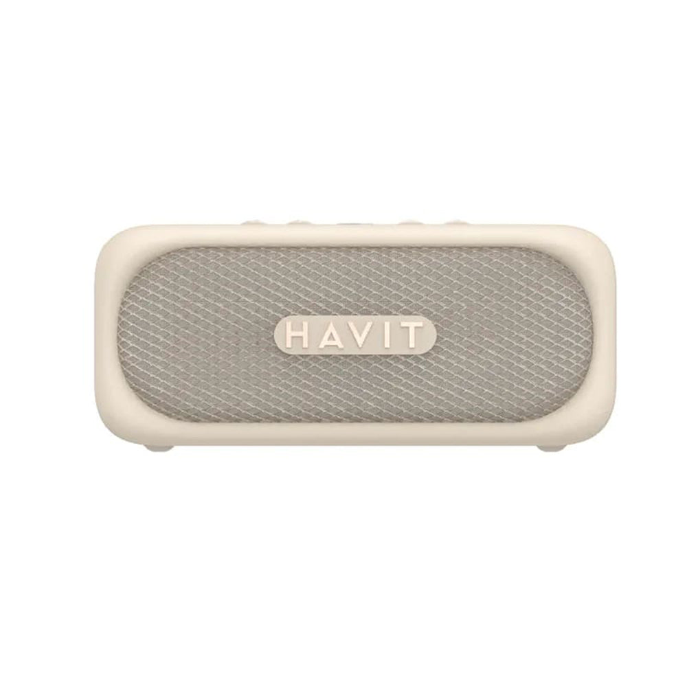Havit - Wireless Speaker (SK905BT) - Type-C, Bluetooth 5.3, TWS, TF, AUX, Hands-Free Call, IPX7, 2000mAh - Beige