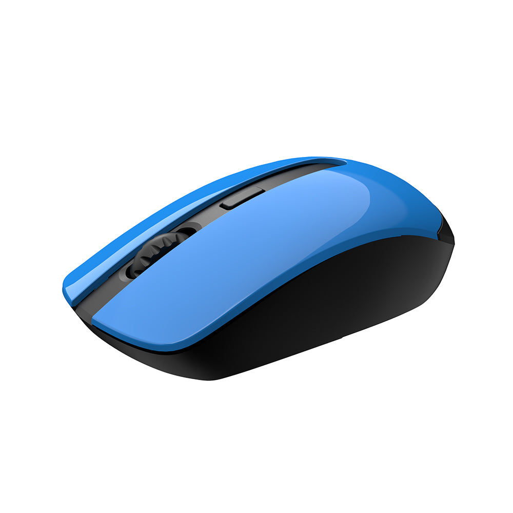 Havit - Wireless Mouse (MS989GT) - 2.4GHz, 800-1200-1600 DPI, AA Battery - Black / Blue