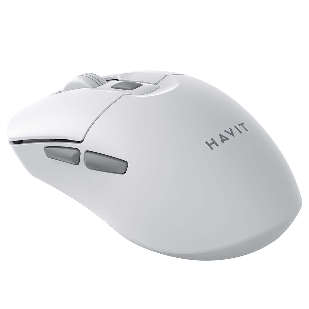 Havit - Wireless Mouse (MS59WB) - 2.4GHz, 800/1200/1600 DPI, ABS, PC, AA Battery - White