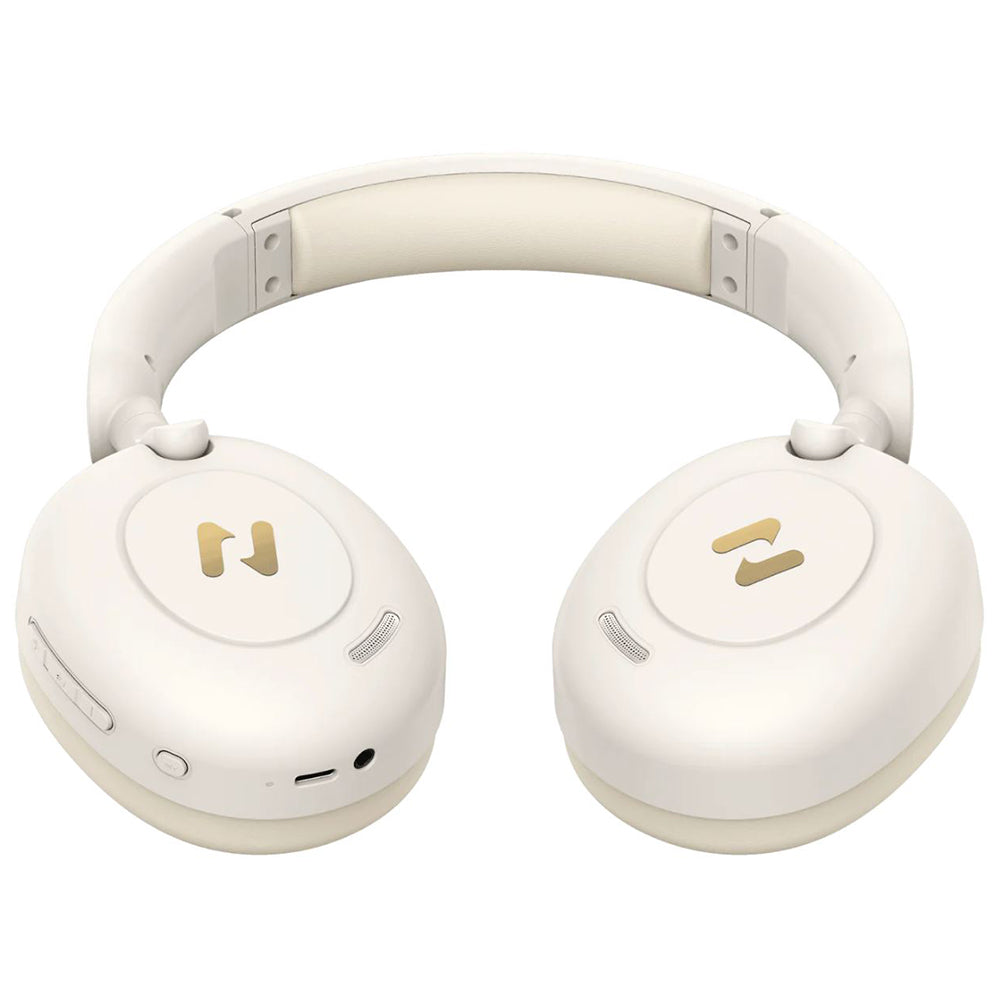 Havit - Wireless Headphones (H655BT Pro) - with Case, Bluetooth 5.3, Noise Cancelling, Multipoint, Hi-Res, 700mAh - Beig