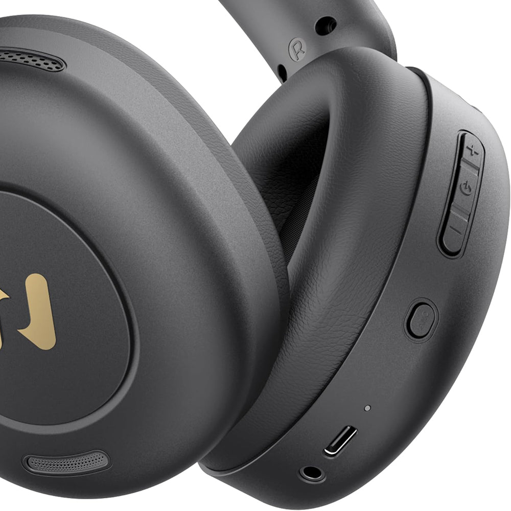 Havit - Wireless Headphones (H655BT Pro) - with Case, Bluetooth 5.3, Noise Cancelling, Multipoint, Hi-Res, 700mAh - Blac