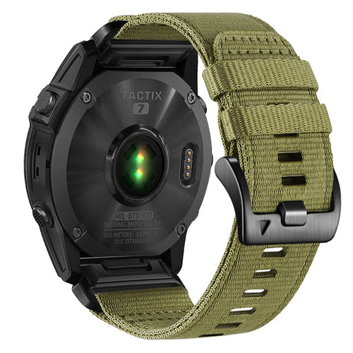 Techsuit - Watchband QuickFit 20mm (W070) - Instinct 2S/2S Solar/Approach S70 42mm/fenix 7S Pro Sapphire Solar - Green D