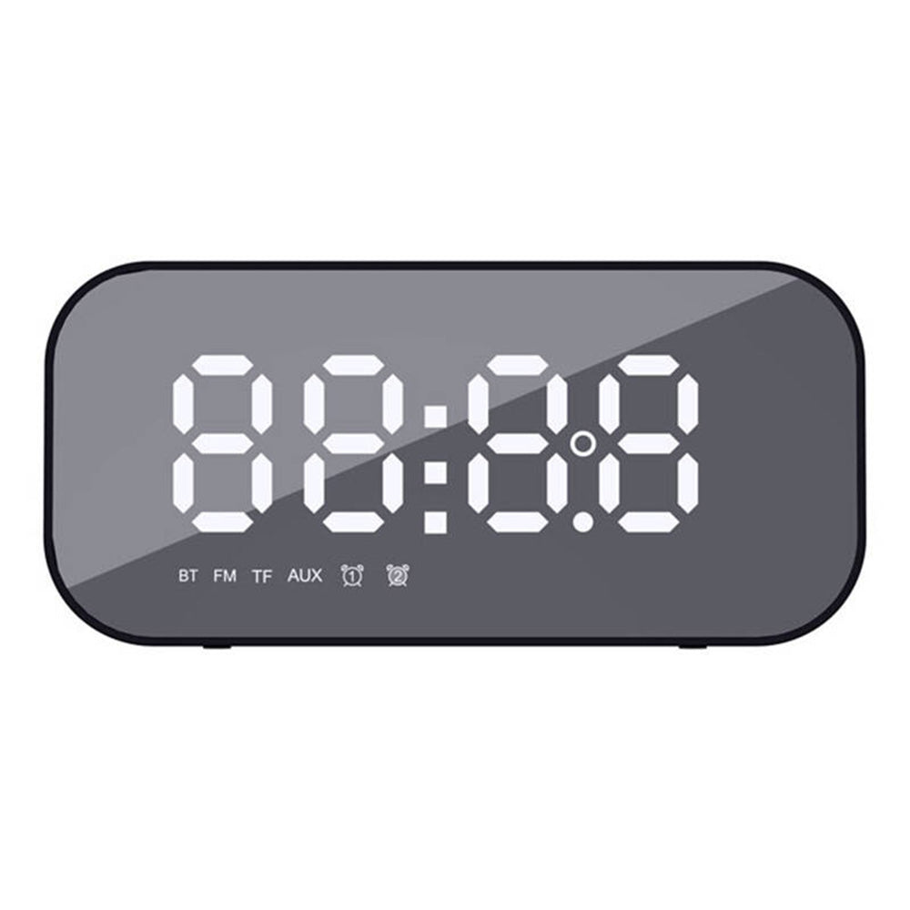 Havit - Wireless Bluetooth Speaker M3 - Alarm Clock, Radio, Bluetooth 5.0, 1200mAh, 3W, AUX, Micro SD - Black