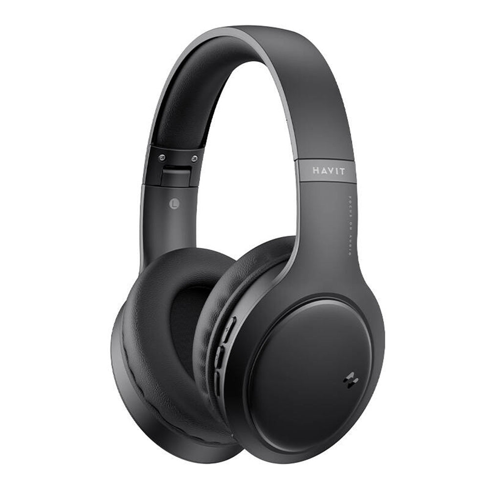 Havit - Wireless Headphones (H633BT) - Bluetooth 5.1, 350mAh, Multipoint, HD Stereo Sound - Black