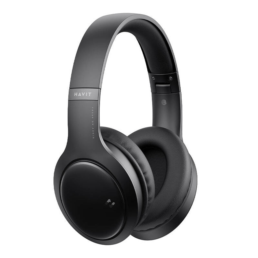 Havit - Wireless Headphones (H633BT) - Bluetooth 5.1, 350mAh, Multipoint, HD Stereo Sound - Black