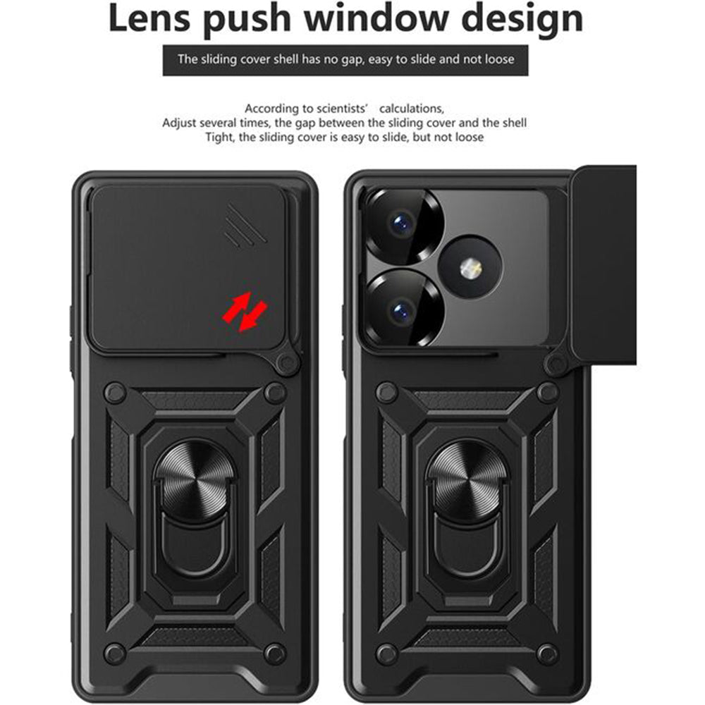 Techsuit - CamShield Series - Xiaomi Redmi 13 / Poco M6 4G - Black