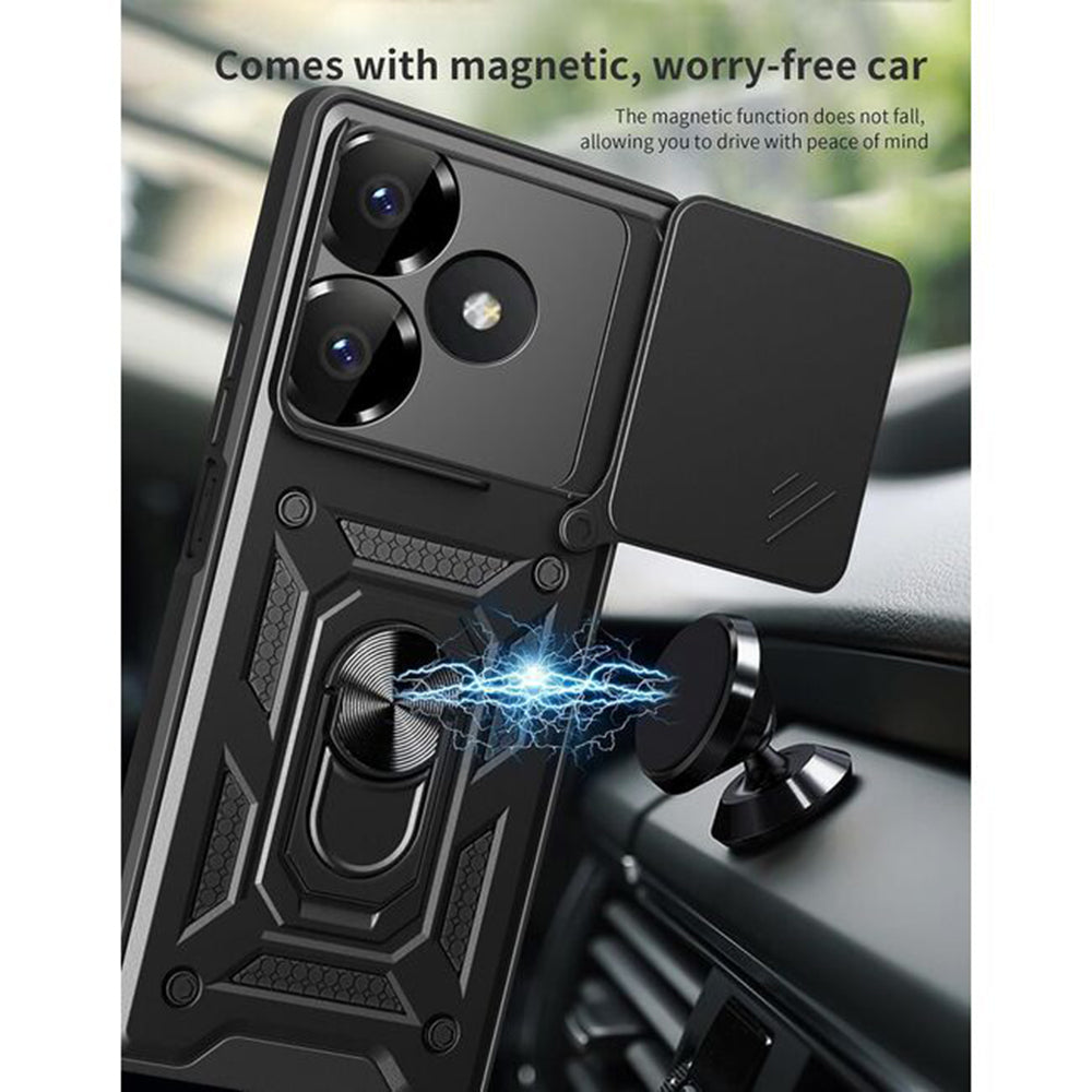 Techsuit - CamShield Series - Xiaomi Redmi 13 / Poco M6 4G - Black
