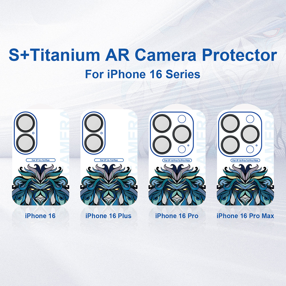 Lito - S+ Camera Glass Protector - iPhone 16 Pro / iPhone 16 Pro Max - Desert Titanium