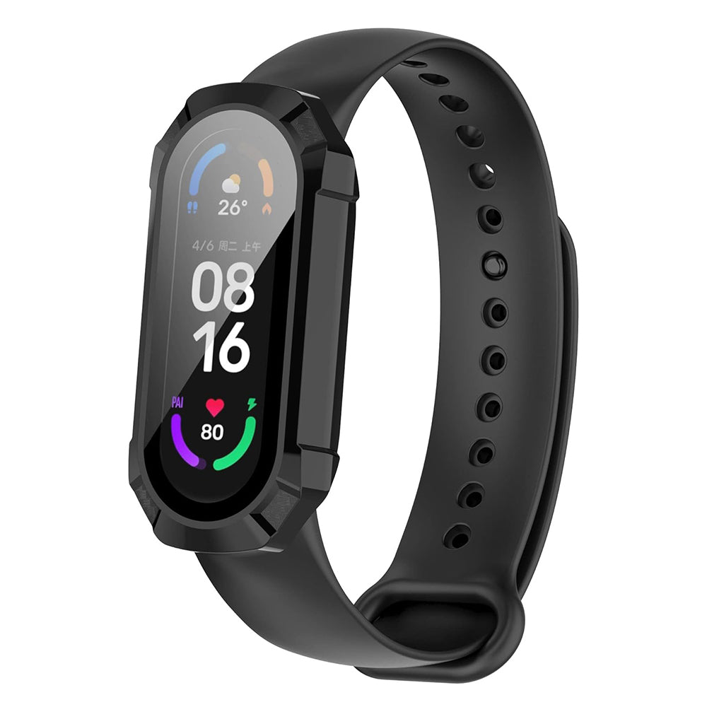 Techsuit - Defense360 Pro + Screen Protector - Xiaomi Smart Band 7 / 7 NFC - Black