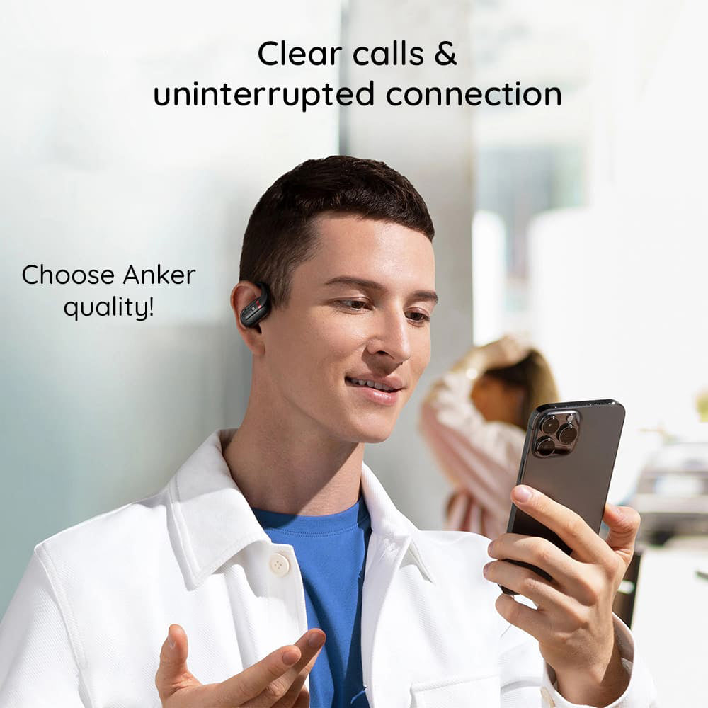 Anker - Wireless Earbuds SoundCore V20i (A3876G21) - for Sport, Bluetooth 5.3, IP55 - White