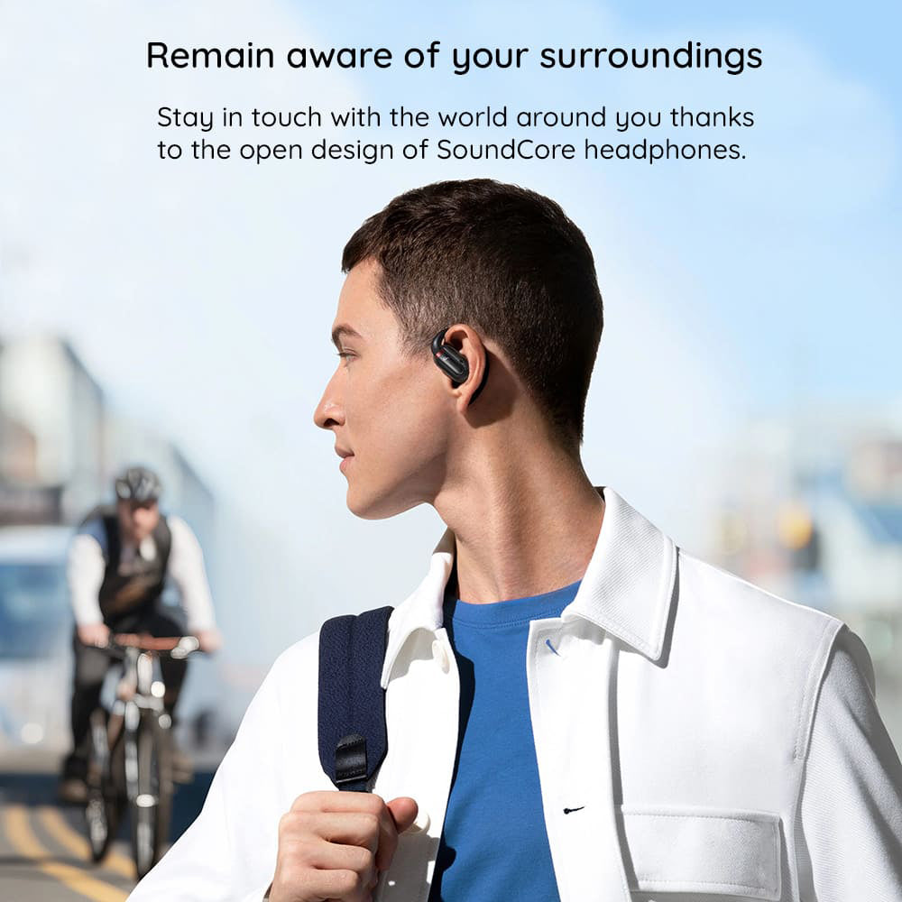 Anker - Wireless Earbuds SoundCore V20i (A3876G21) - for Sport, Bluetooth 5.3, IP55 - White