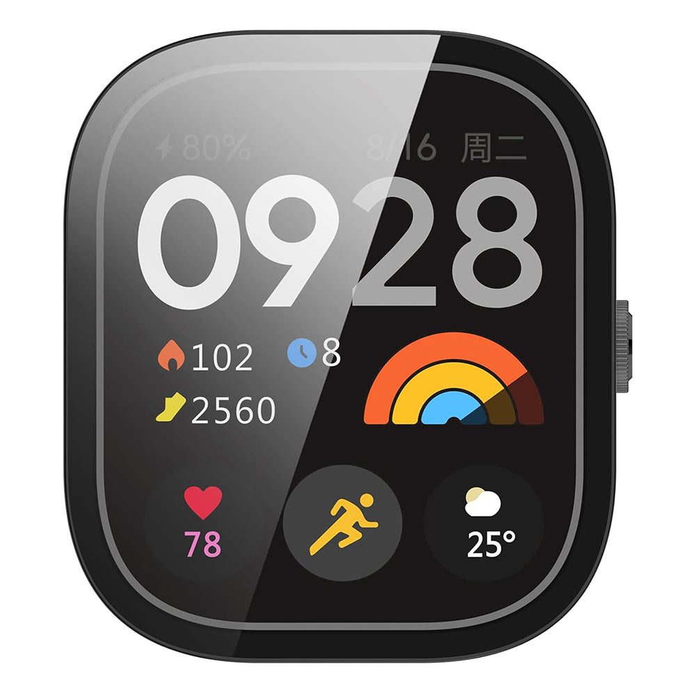 Techsuit - Defense360 Pro + Screen Protector - Xiaomi Redmi Watch 4 - Black