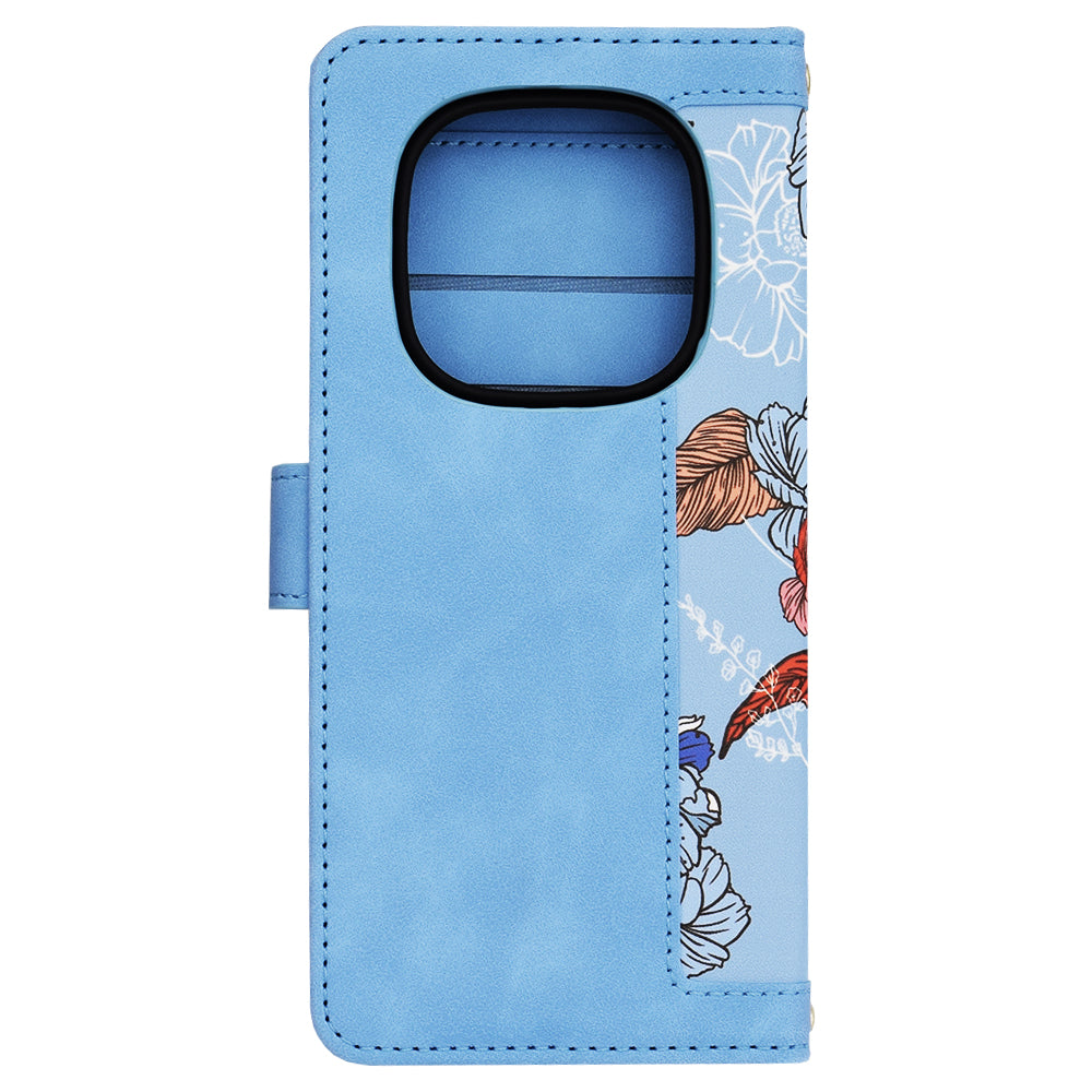 Techsuit - FlipCraft - Xiaomi Redmi Note 14 Pro 5G / Poco X7 - Vibrant Blue