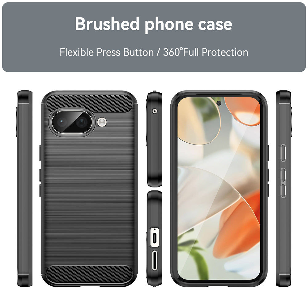 Techsuit - Carbon Silicone - Google Pixel 9a - Blue