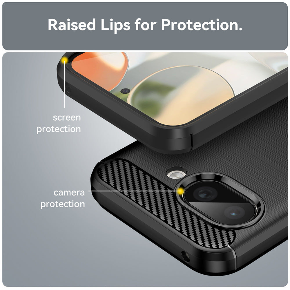 Techsuit - Carbon Silicone - Google Pixel 9a - Blue