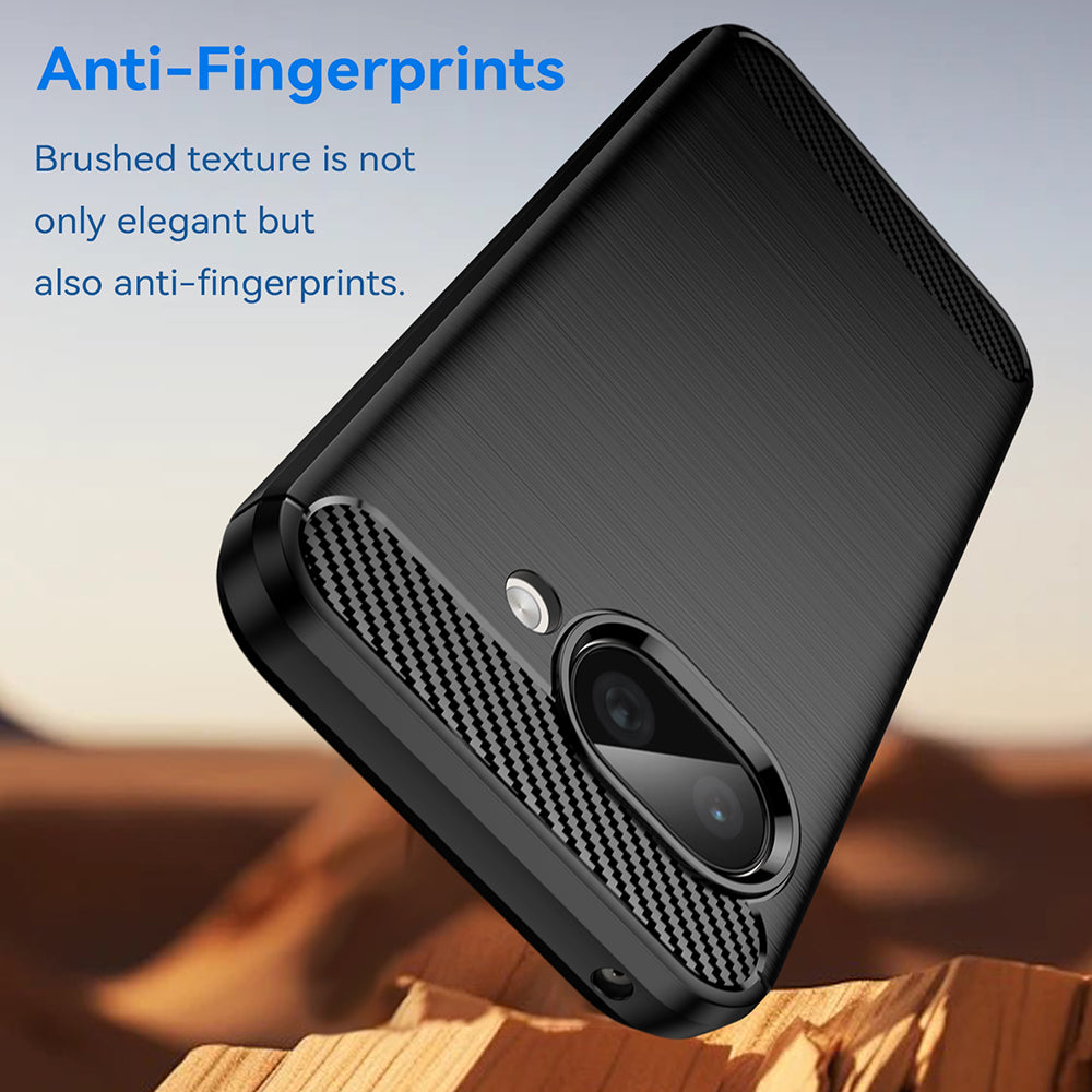 Techsuit - Carbon Silicone - Google Pixel 9a - Black